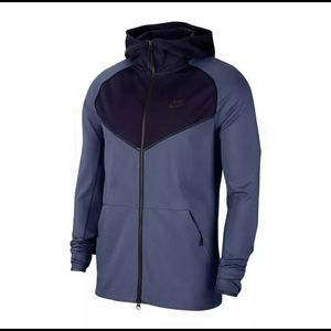 Nike Sportswear Men's Full-Zip Hoodie Blue Size L